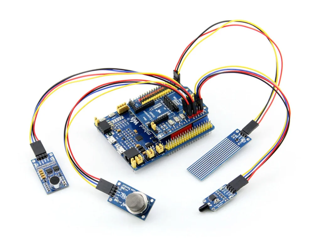 XNUCLEO F103RB упаковка A # STM32F103RBT6 STM32 плата + щит 14 датчиков совместимых с NUCLEO F103RB|sensor