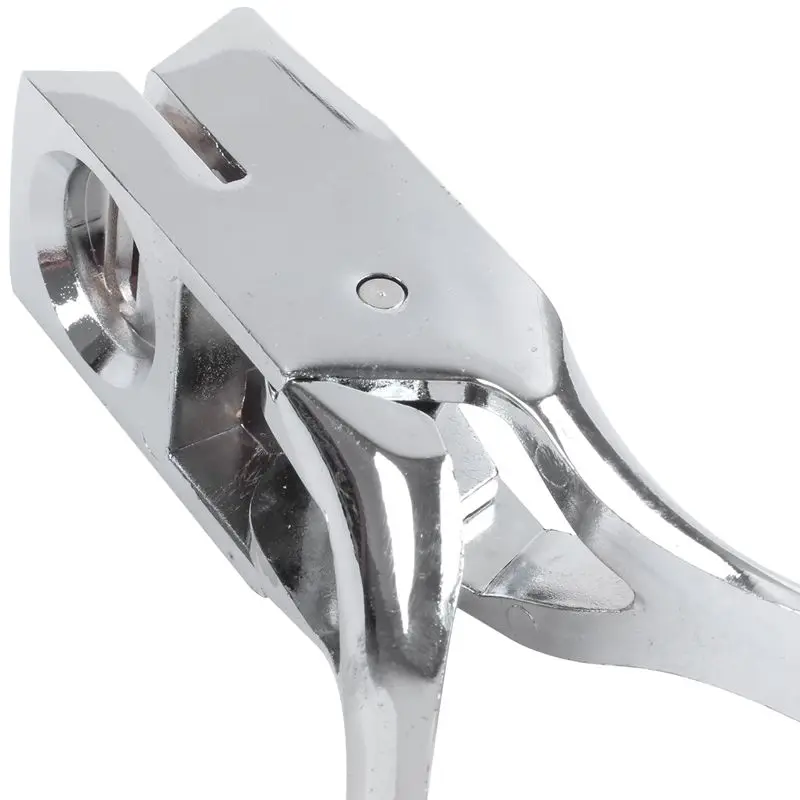 

Slot Hole Puncher ID Card Badge Photo Punch Hand Held Metal Steel Tool Silver
