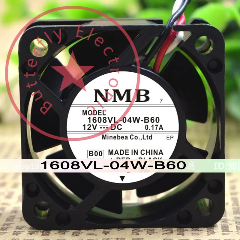 

Новый 1608VL-04W-B60-B00 оригинальный DC 12 В 0.17A 4 см кулер охлаждения 40*40*20 мм 4020