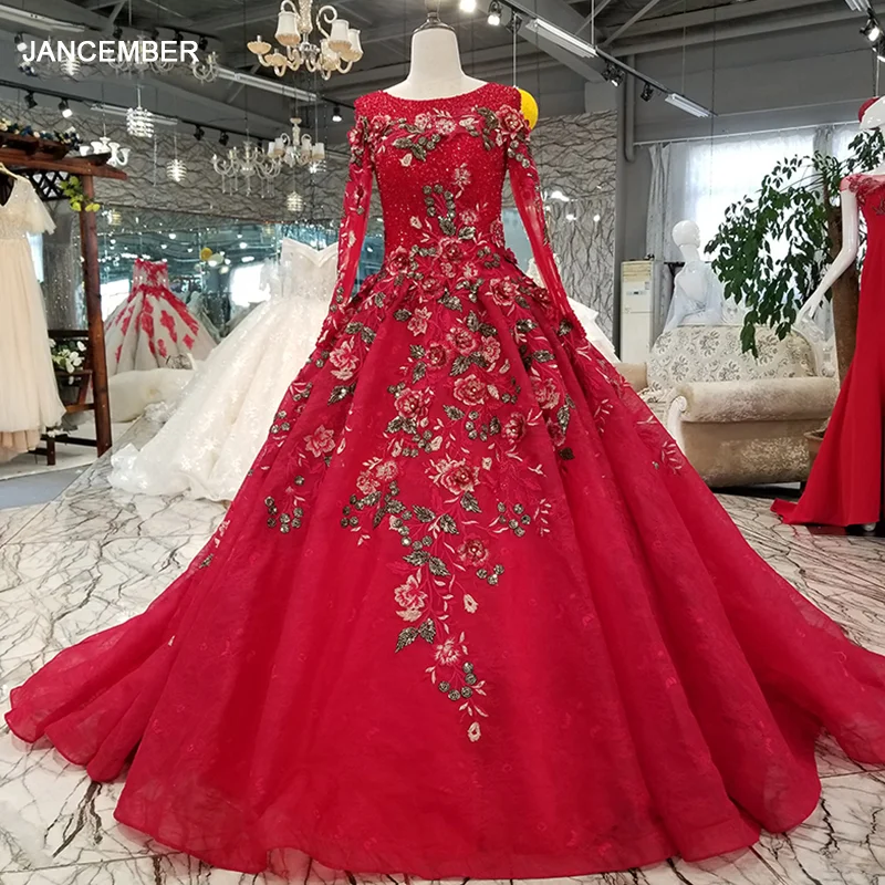 LS1178 цвет кружева цветы красивое платье быстрая доставка из Китая длинный рукав