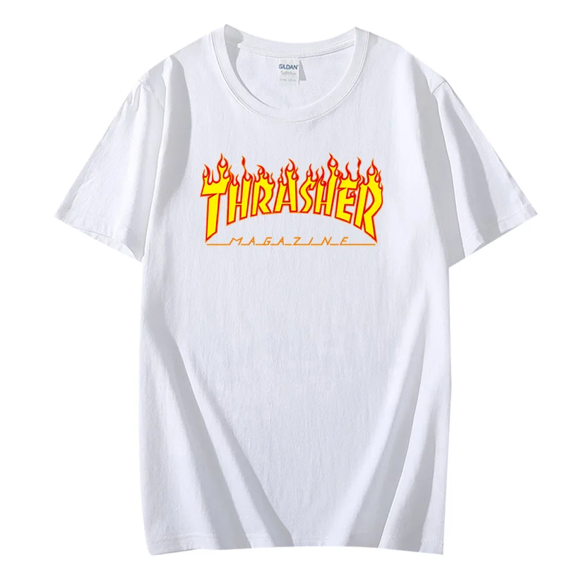 

Men's summer cotton T-shirt solid color short-sleeved men's shirt 2021 basic men's casual top black white