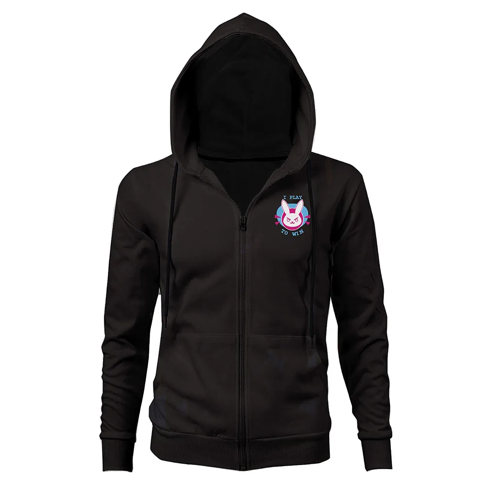 Толстовка OW DVA для косплея толстовка Genji с капюшоном и принтом на Хэллоуин