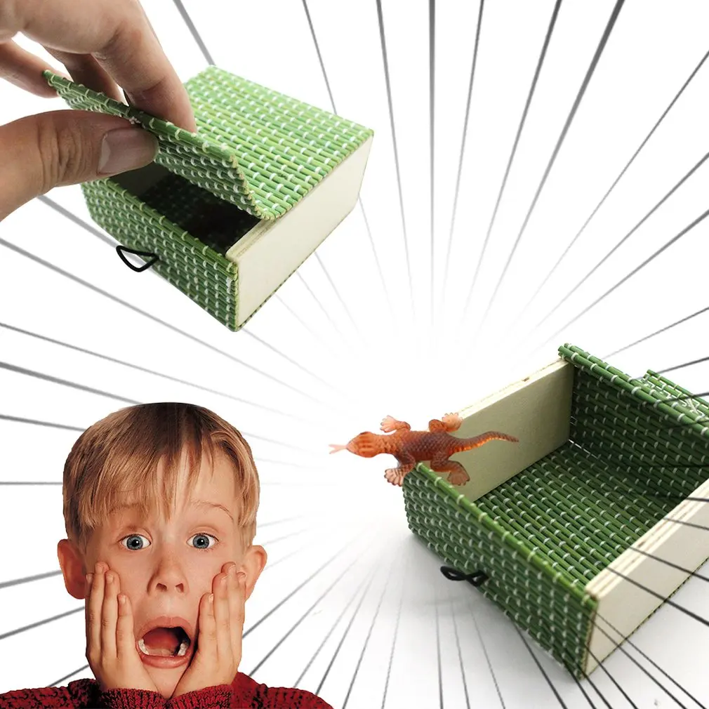 Креативный с подвохом страшный ящик 4 стиля испуганный деревянный целая