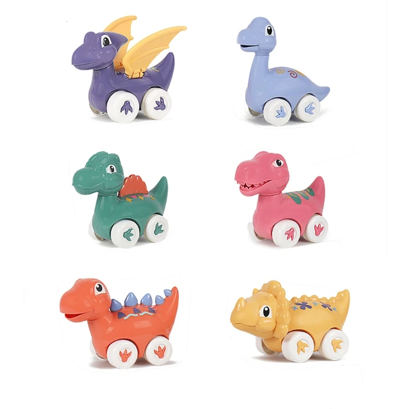 

2021 Новый 6 шт. в упаковке без добавления бисфенола А не Питание игрушечная машинка по методике Монтессори с изображением животных и машин, Пл...