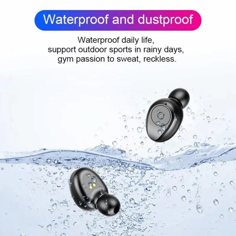 

2020 TWS 5.0 Wireless Button earplugs Bluetooth Earphones Portable Sports Bluetooth Wireless Stereo Headset
