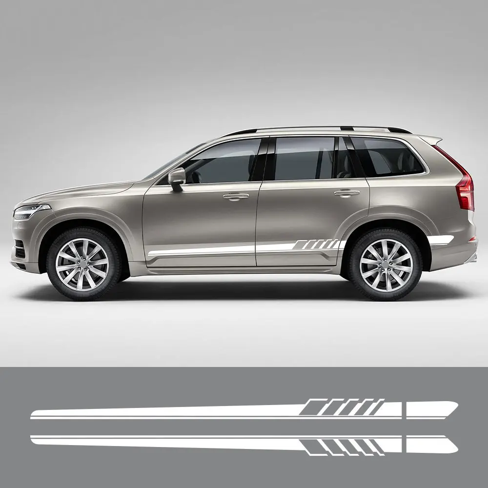 

Декоративные наклейки на талию автомобиля, наклейки для Volvo AWD C30 C70 S60 S80 S90 T6 V40 V50 V60 V70 V90 XC40 XC60, Аксессуары для автомобильной пленки