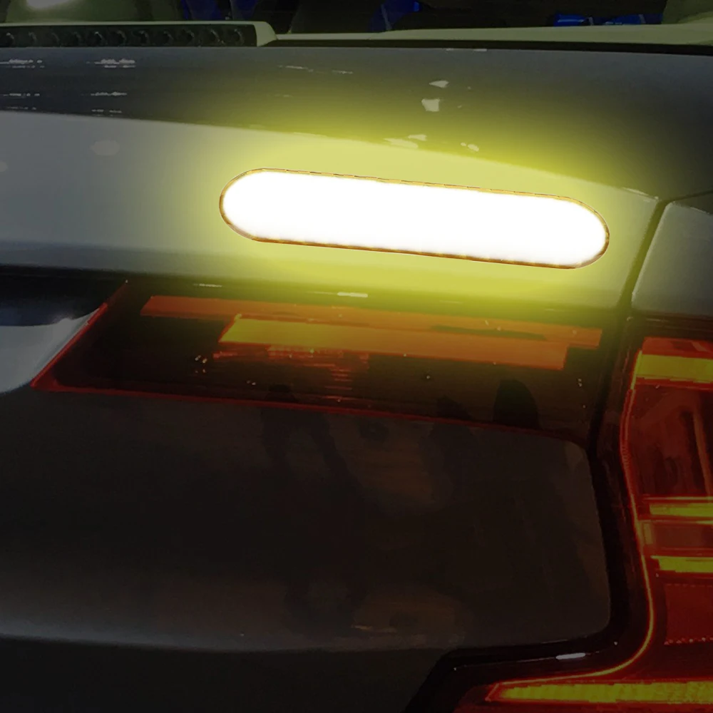 Автомобильная Светоотражающая предупреждающая лента наклейка для Tesla Model 3