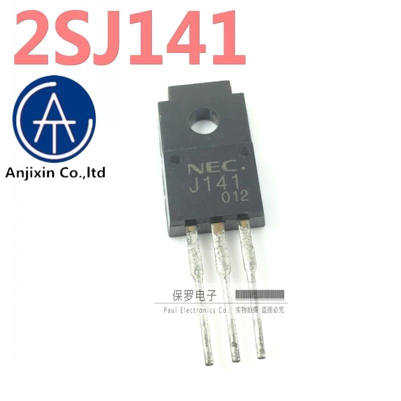 10 шт., 100% оригинальный транзистор 2SJ141 J141 TO-220F