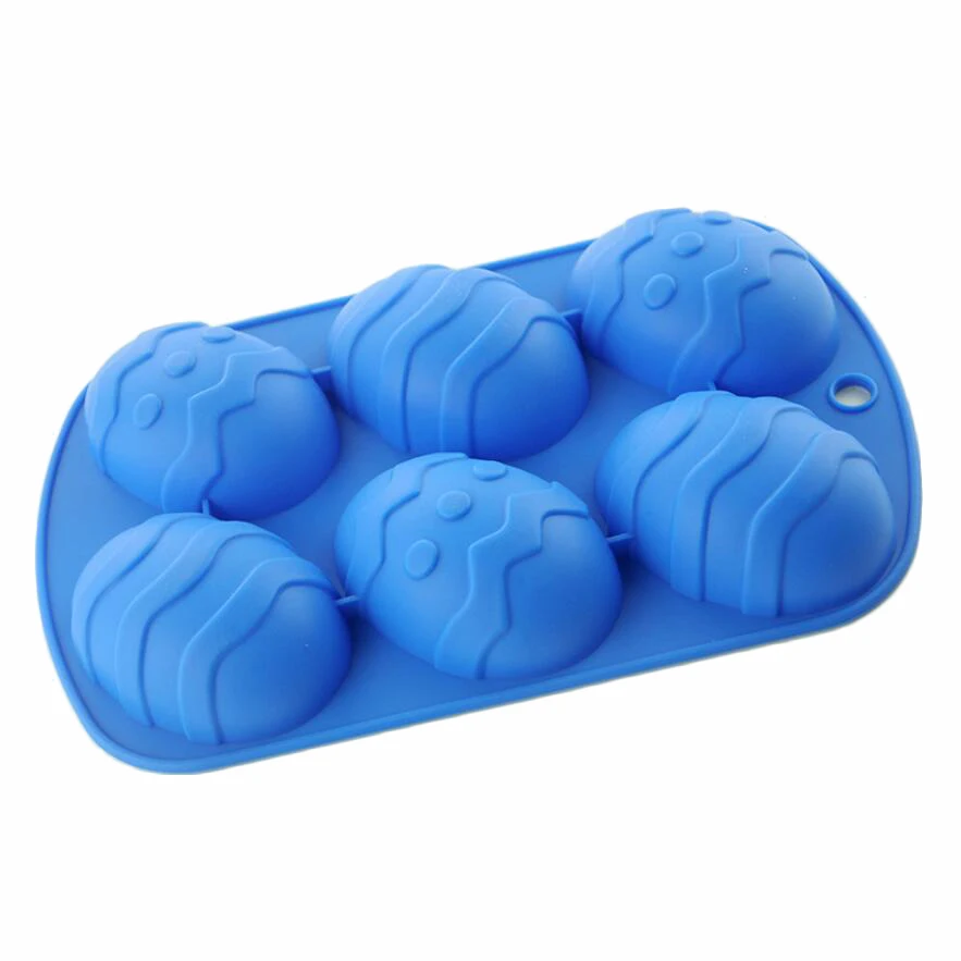 Форма для выпечки пасхальных яиц с 6 отверстиями силиконовые инструменты