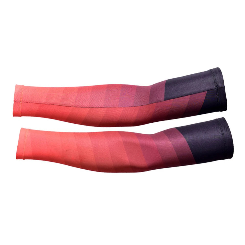 

Arm Sleeves UV Protective Cooling Compression Support Sports Arm Sleeves For Cycling Outdoor Activities Orange Reduce Fatigue