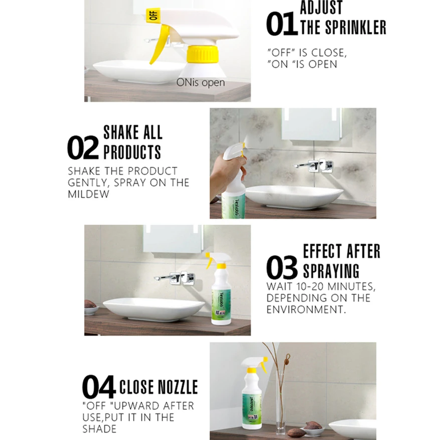 Волшебный очищающий спрей моющее средство для дома кухни очиститель формы