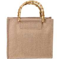 women men handbags cotton foldable reusable shopping bag rubbing cart eco shoulder organization bagkhaki