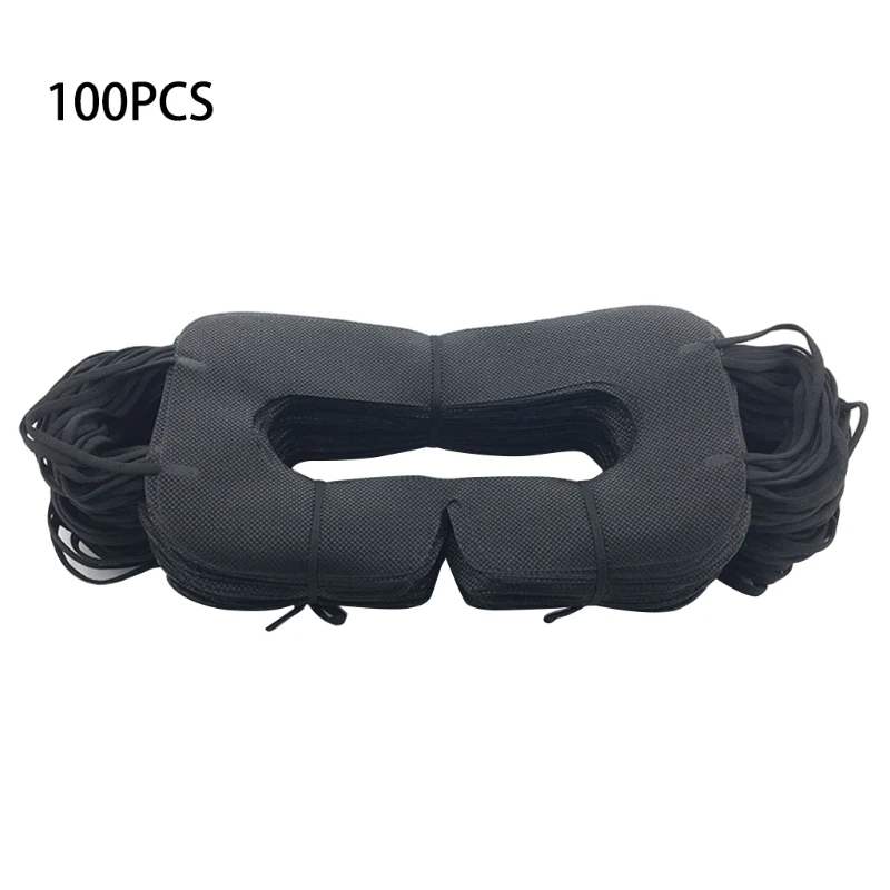 

100 pack Hygiene VR Mask Pad Black Disposable Eye mask for Vive Oculus- Rift 3D Virtual Reality Glasses