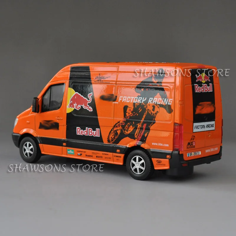 Масштаб 1:38 литая модель автомобиля игрушка Sprinter Van микроавтобус MPV гоночная