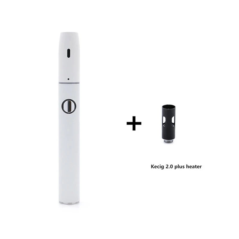 Kamry Kecig 2,0 plus, не горит, улучшенная версия, аккумулятор 650 мАч, электронная сигарета для нагрева табака, картридж - Цвет: white 1