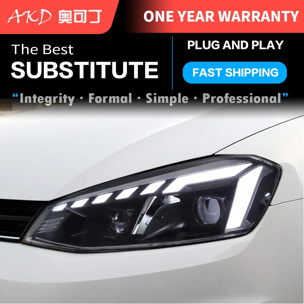 

CG Car Styling Head Lamp For Golf7 Golf 7 MK7 A5 TypHeadlights LED Headlight DRL Dual Projector Headlights FACELIFT