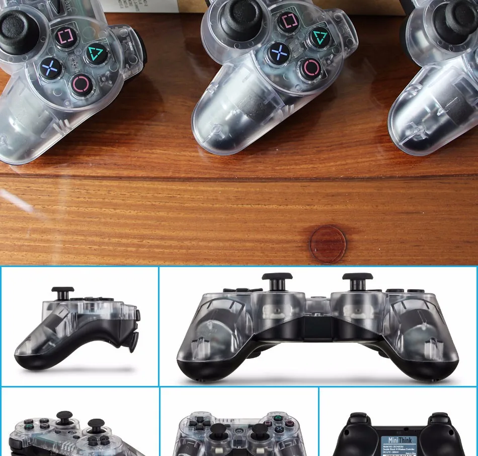 Беспроводной Bluetooth геймпад игровой контроллер для sony PS3 Playstation 3 SIXAXIS контроллер ПК Джойстик с противоскользящим захватом