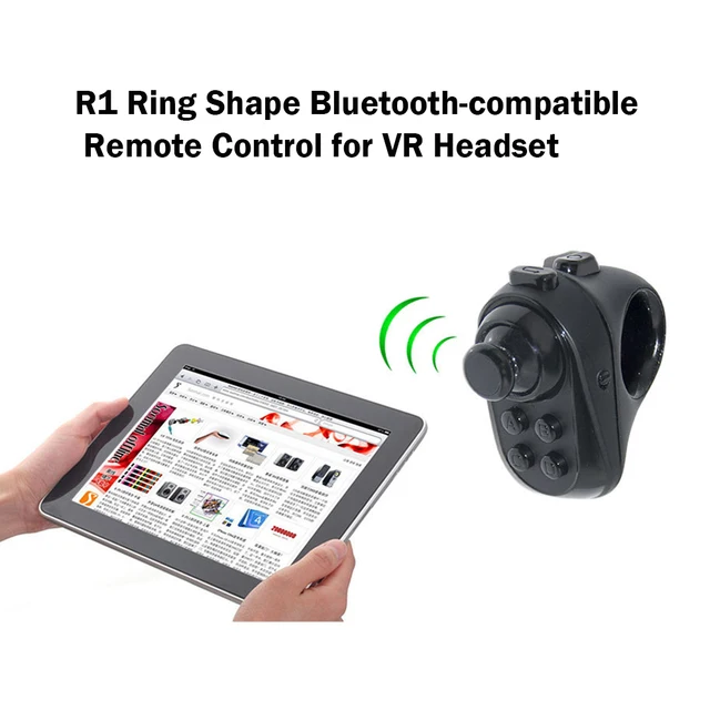 R1 Ring Shape Bluetooth-compatible Wireless Gamepad VR Remote Controller for Mobile Phone VR Headset Tablet Selfies Smart Device 5