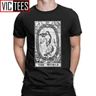 Мужская футболка с картами Таро мира, арканские предсказания, оккультная футболка, одежда из 2020 хлопка, Повседневная футболка
