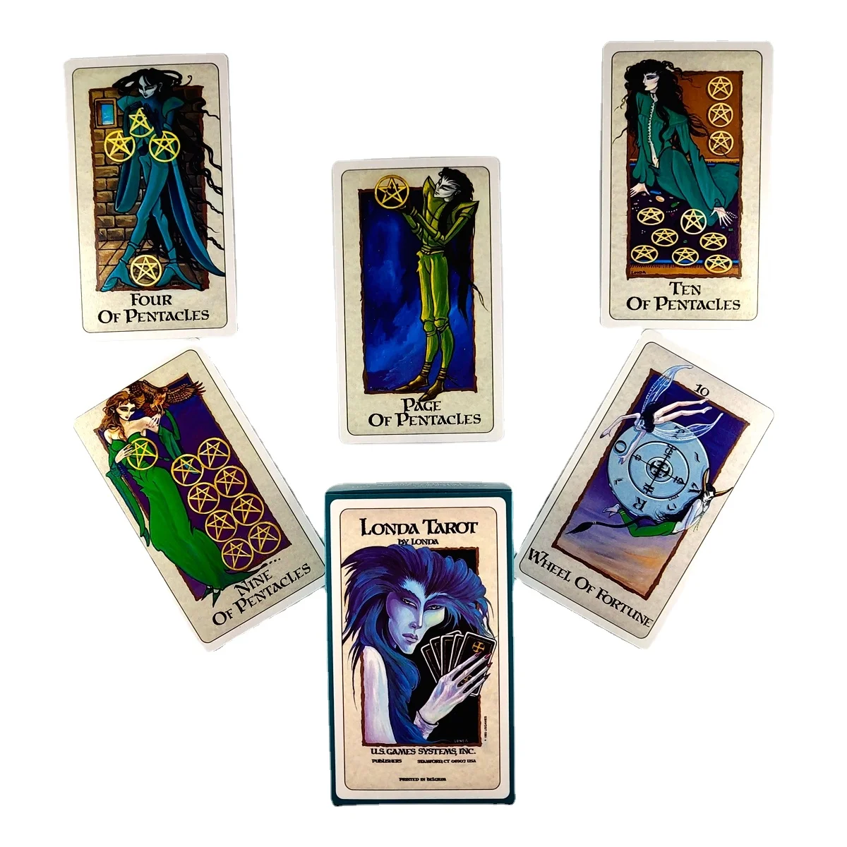 

78 Pcs Hot Sell Londa Tarot Cards High Quality Tarot Deck With Guidebook Board Game For Fate Divination Entertainment Game