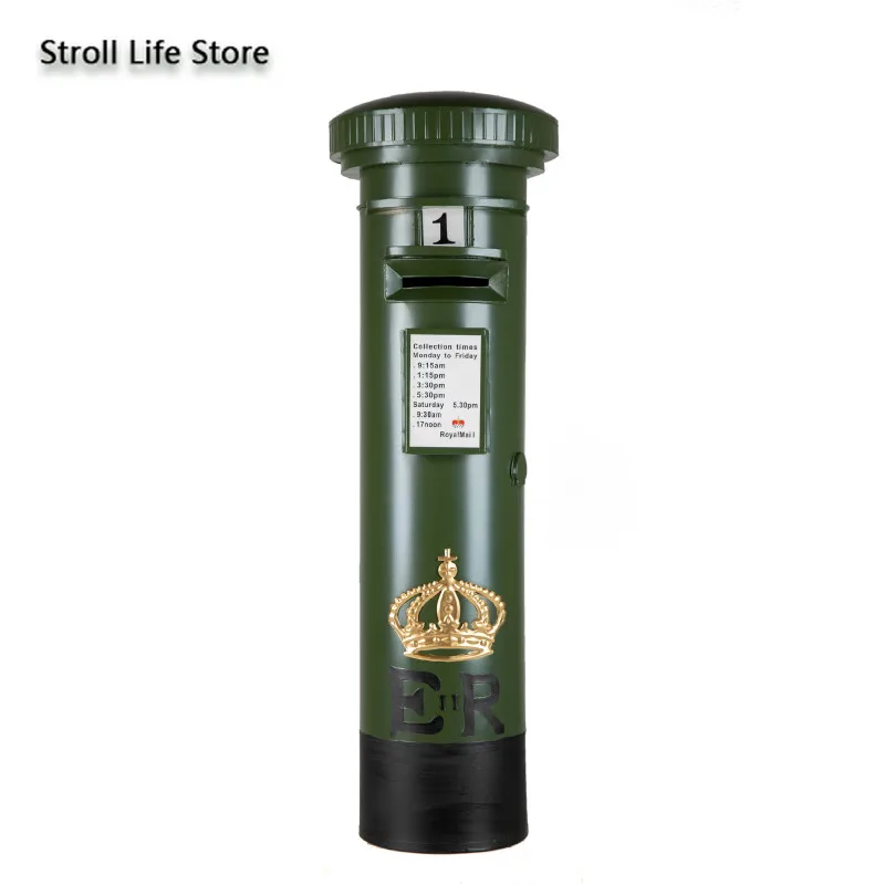 Скандинавский Гигантский Большой Копилка Металл креативный Британский почтовый