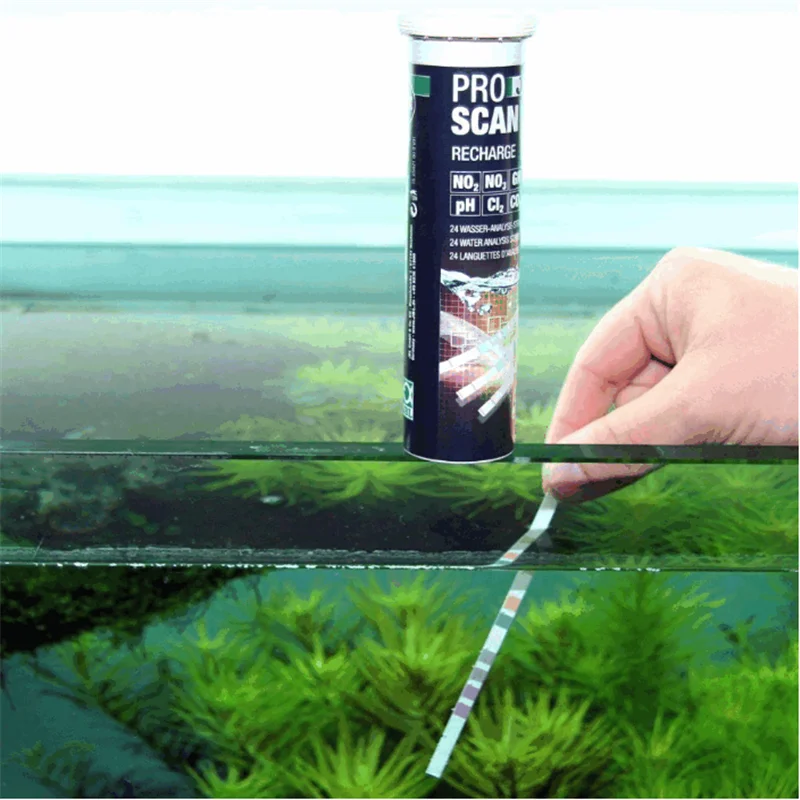 Tira de prueba siete en uno, art&iacute;culo adicional, prueba de an&aacute;lisis de agua con evaluaci&oacute;n a trav&eacute;s de aplicaci&oacute;n, juego de prueba de agua para acuario JBL set-2