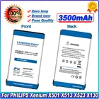 Аккумулятор LOSONCOER AB2000AWMC на 3500 мАч для сотового телефона PHILIPS Xenium X501, X513, X523, X130, X623, X3560, X2300, X333