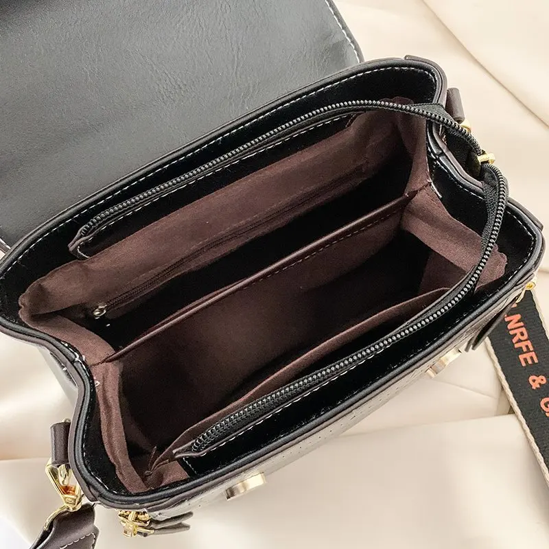 

2021 Fashion Small Handbag Designer PU Leather Shoulder Bags for Women Stone Pattern Crossbody Bags Solid Flap Women Bag