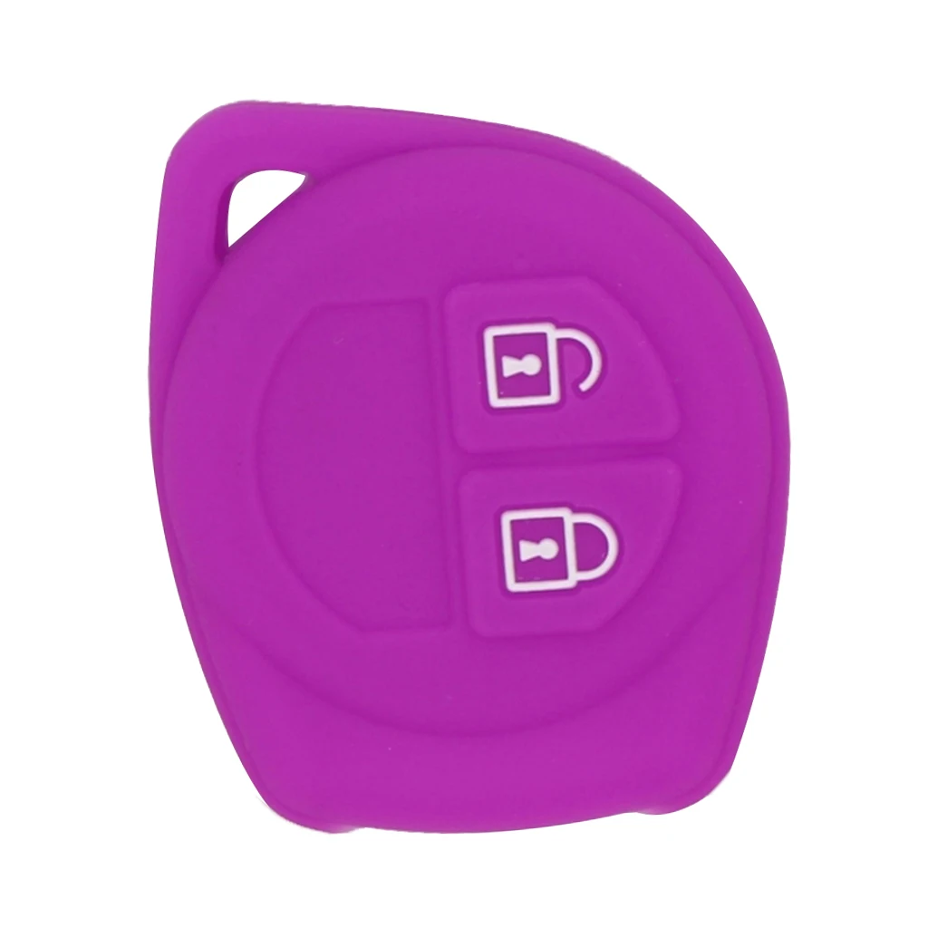 Silicone Protective Key Fob Case Cover Keyless Jacket Protector Holder Purple | Автомобили и мотоциклы