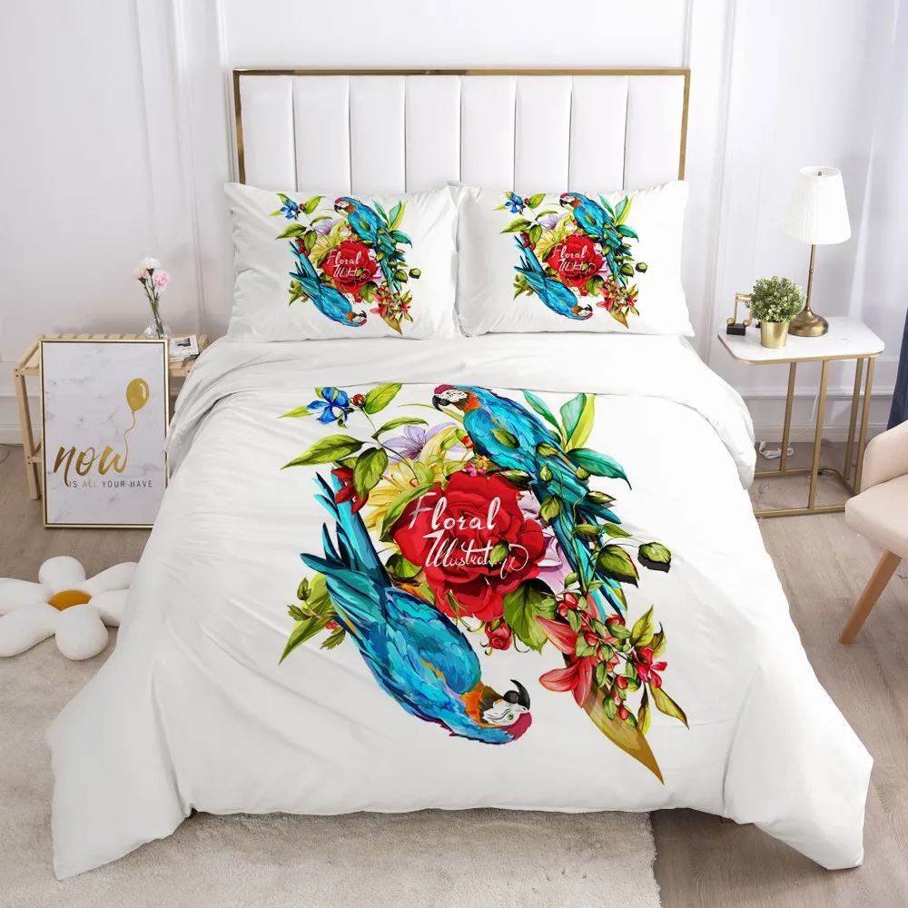 

3D Design Duvet Cover Sets Bedding Sets Quilt Covers Pillow Cases Full Twin Single Double Size Animal Giraffe Bed Linens