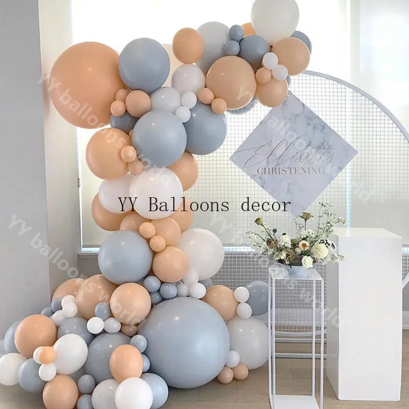 Adf01 цепной арочный Комплект Макарон DIY Румяна Серый персиковый баллон украшения