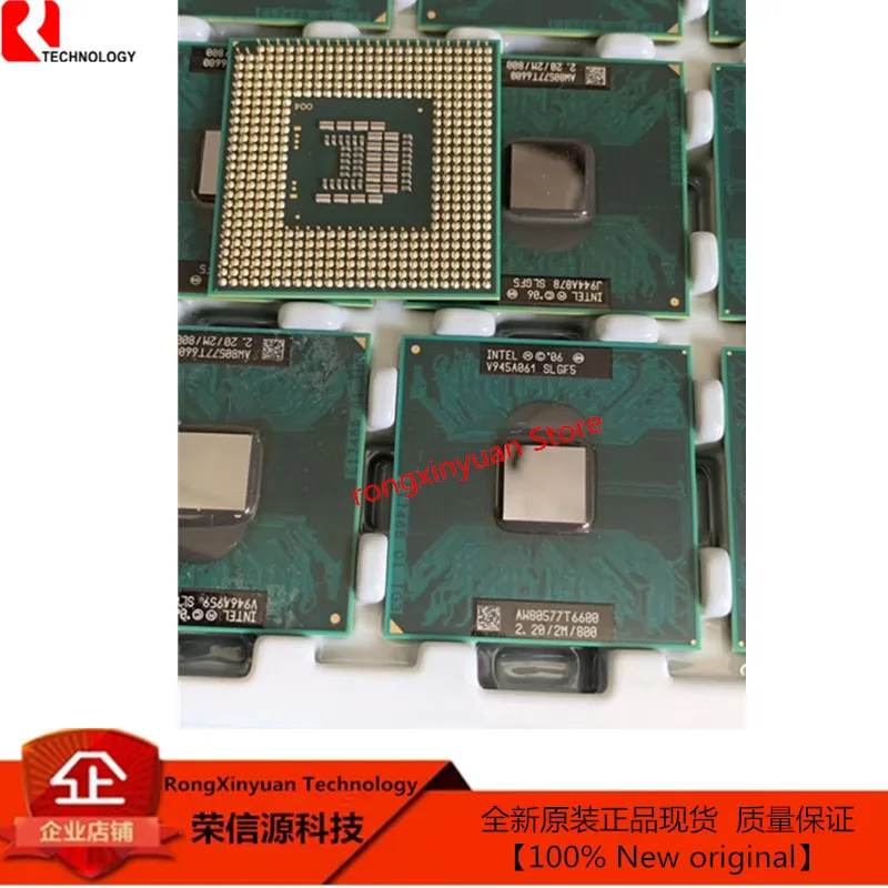 

Новый оригинальный ЦПУ AW80577T6600 T6600 SLGF5 2,20/2M/800, 5 шт./лот