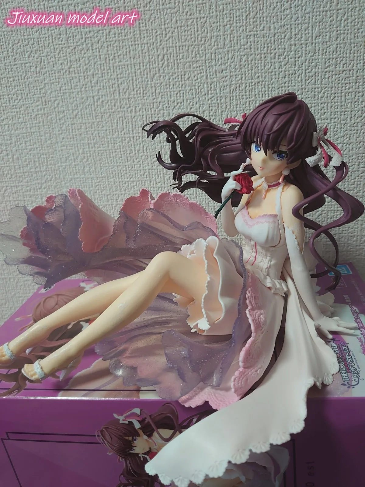 

100% Original genuine Shiki Ichinose Wedding dress Anime Figure Model Toys Doll Gift from Anime THE IDOLM@STER CINDERELLA GIRLS