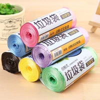 30pcsroll new material color eco friendly household garbage bag four kinds of choose color thickened disposable bag