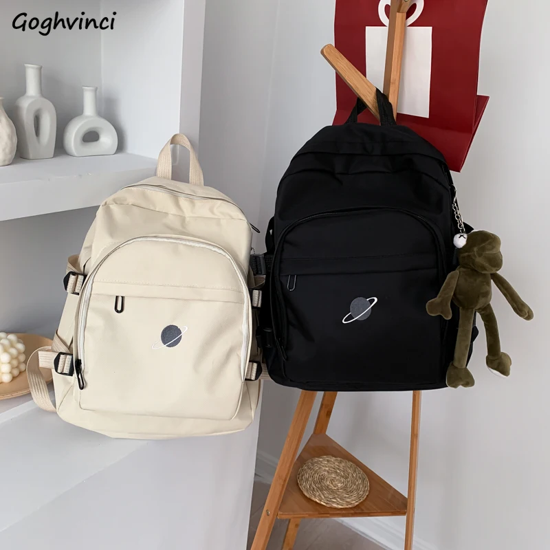 

Backpacks Women Oxford Solid Large Capacity Waterproof Leisure Students Travel Bags Ulzzang Fashion All-match Harajuku Trendy