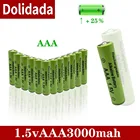 AAA 3000 мАч 1,5 в Фирменная батарея, щелочная AAA аккумуляторная батарея для дистанционного управления, батарея для игрусветильник льника