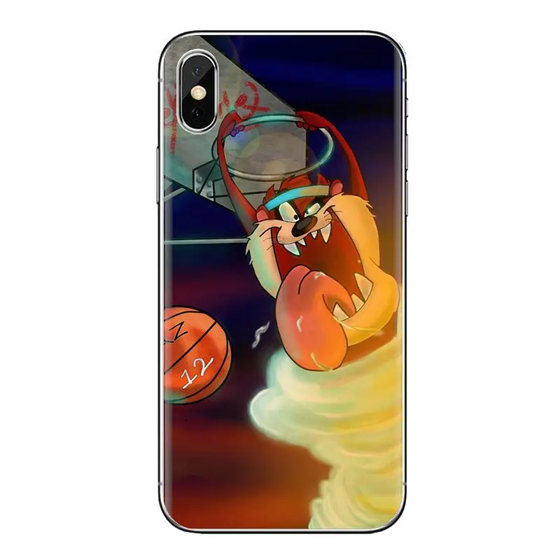 For iPhone XS Max XR X 4 4S 5 5S 5C SE 6 6S 7 8 Plus Samsung Galaxy J1 J3 J5 J7 A3 A5 TPU Silicone Case cute Tasmanian Devil taz |