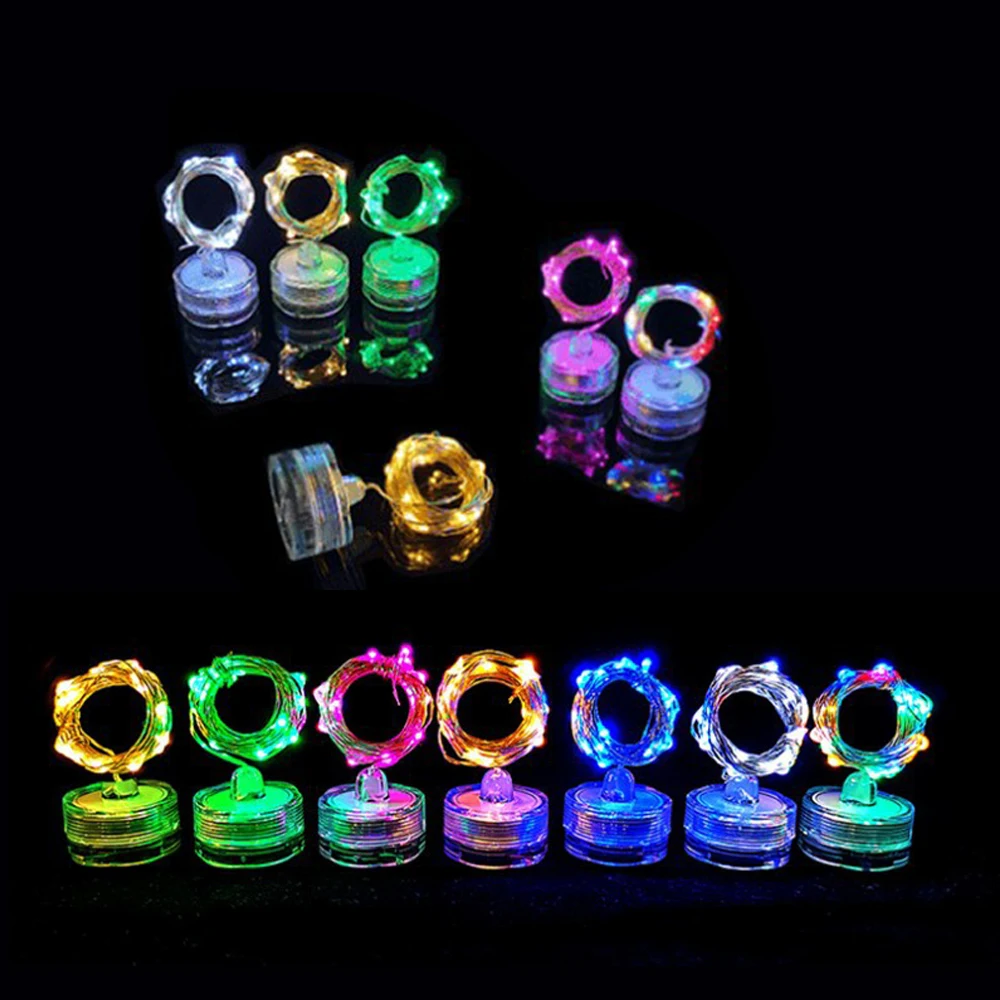 

Светодиодная Водонепроницаемая Гирлянда для подводного освещения, праздничное декоративное освещение, праздничное украшение на день рожд...