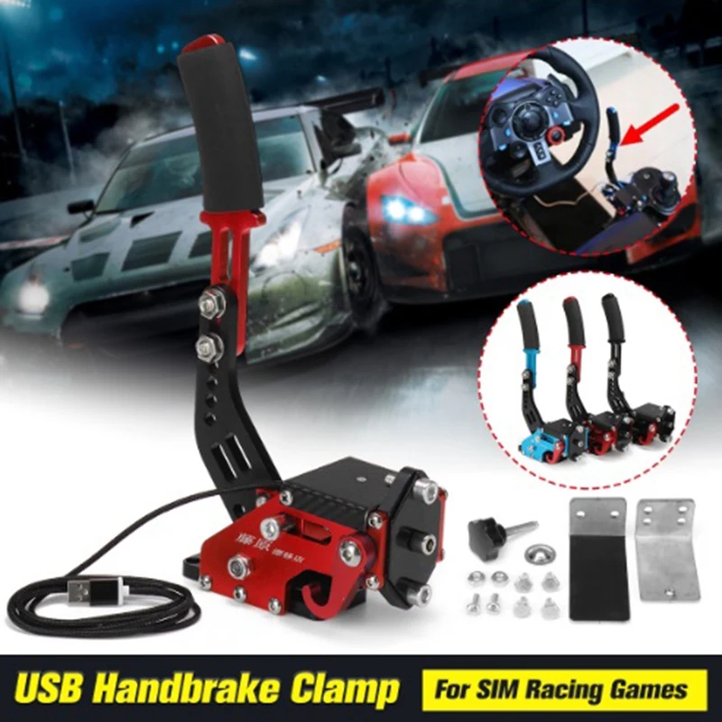 ABGN Hot-For PS4 USB Handbrake Racing Games for Clamp Logitech G295/G27/G29/G920 T300RS Brake System with Fixture Repl | Электроника