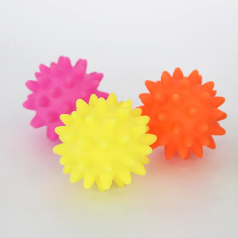 Мягкий жевательный эластичный мяч для домашних животных ежика игрушка щенка