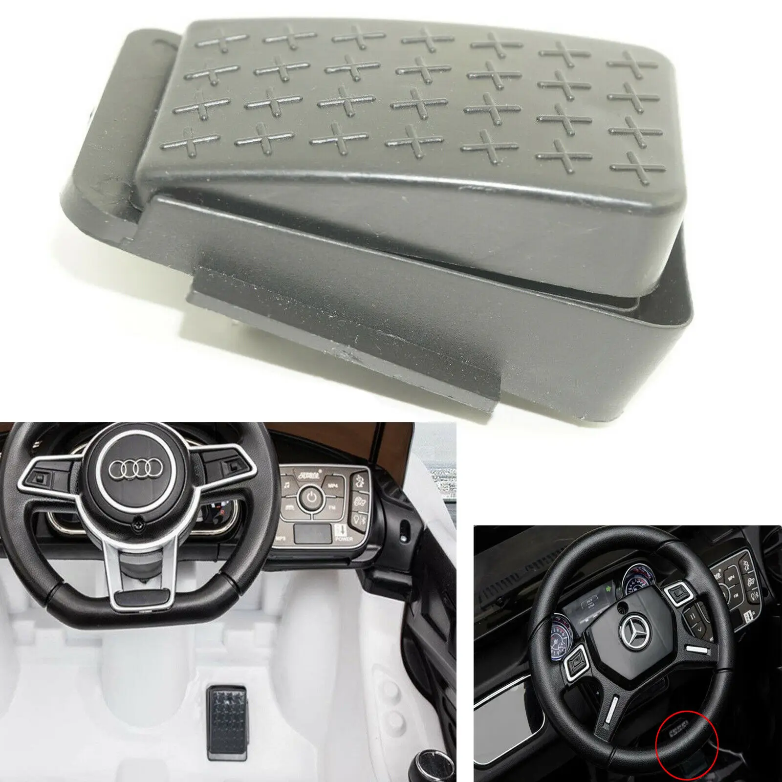 2X педаль сброса управления для 6 ~ 12 В дети езды на электромобиле Спорт