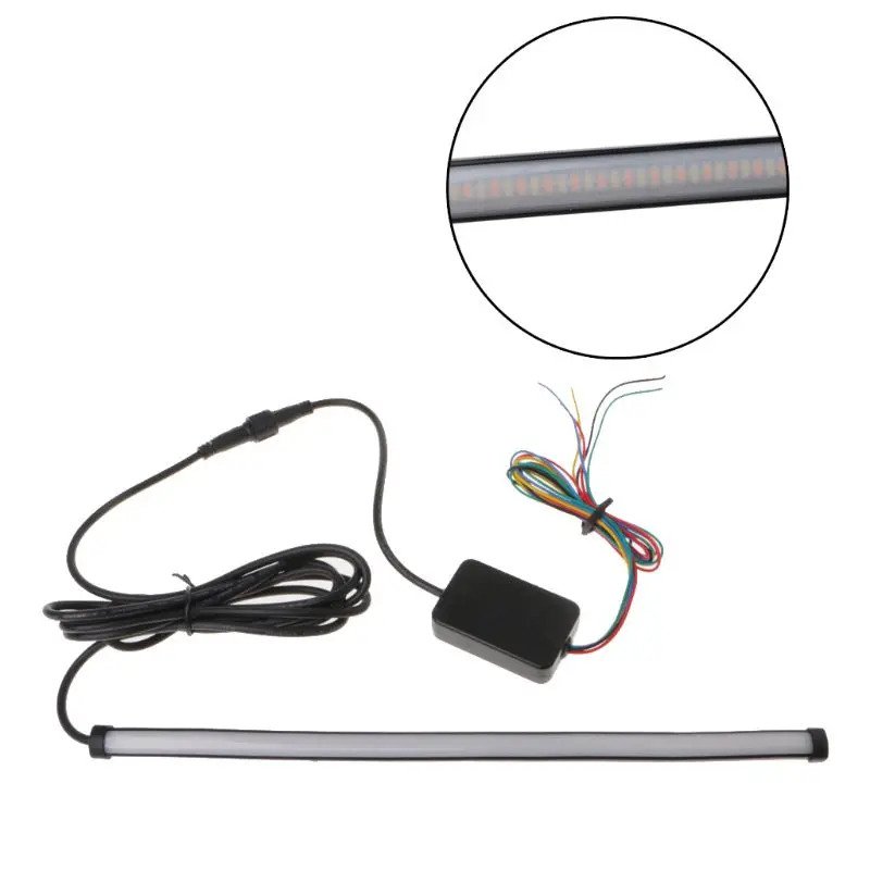

68UF 5 mode Car Rearview Mirror Indicator Lamp DRL Streamer Strip Flowing Turn Signal Lamp LED Car Light Source Turn Signals