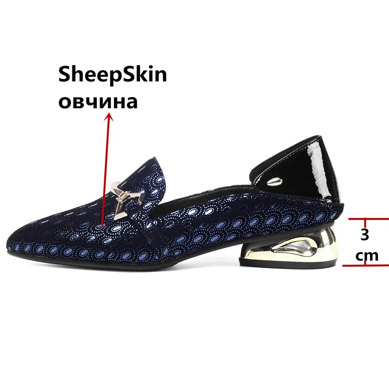 FEDONAS/2020 г. элегантные женские туфли лодочки из овечьей кожи с винтажным принтом