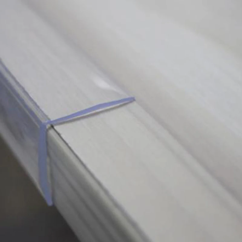 Защитная лента для углового стола прозрачная на мебели Мягкая Силиконовая