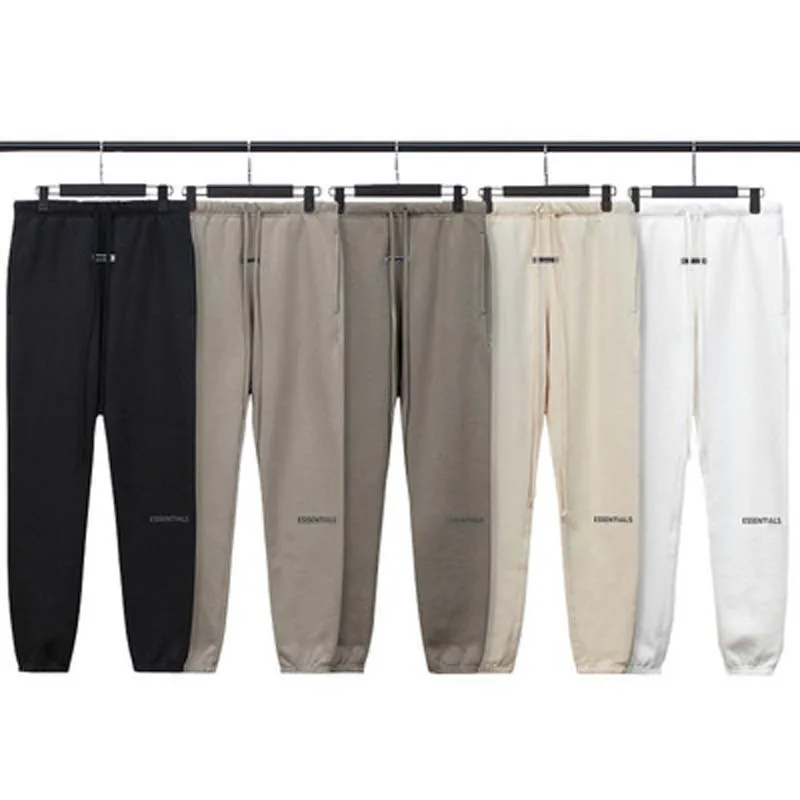 

Men's Sweatpants Essential Reflective Letter Printed Pants Thick Casual Large Size Autumn Winter 2021