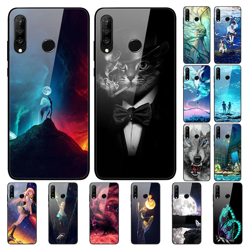 Чехол для Honor 20s из закаленного стекла милый модный жесткий чехол накладка Huawei 20S 6