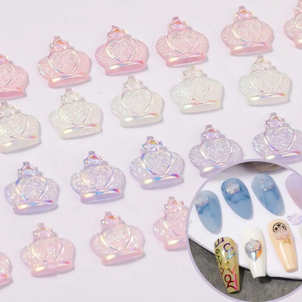 

Корона в японском стиле для дизайна ногтей ювелирные изделия симфония Аврора трехмерные украшения для дизайна ногтей самодельные Украшени...