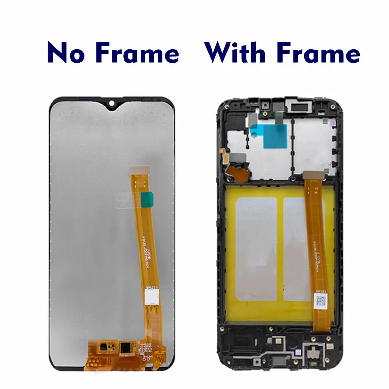 Pantalla LCD Original para SAMSUNG Galaxy A20e A202, montaje de digitalizador con pantalla t&aacute;ctil para Samsung SM-A202F A202K A20e, con marco-1