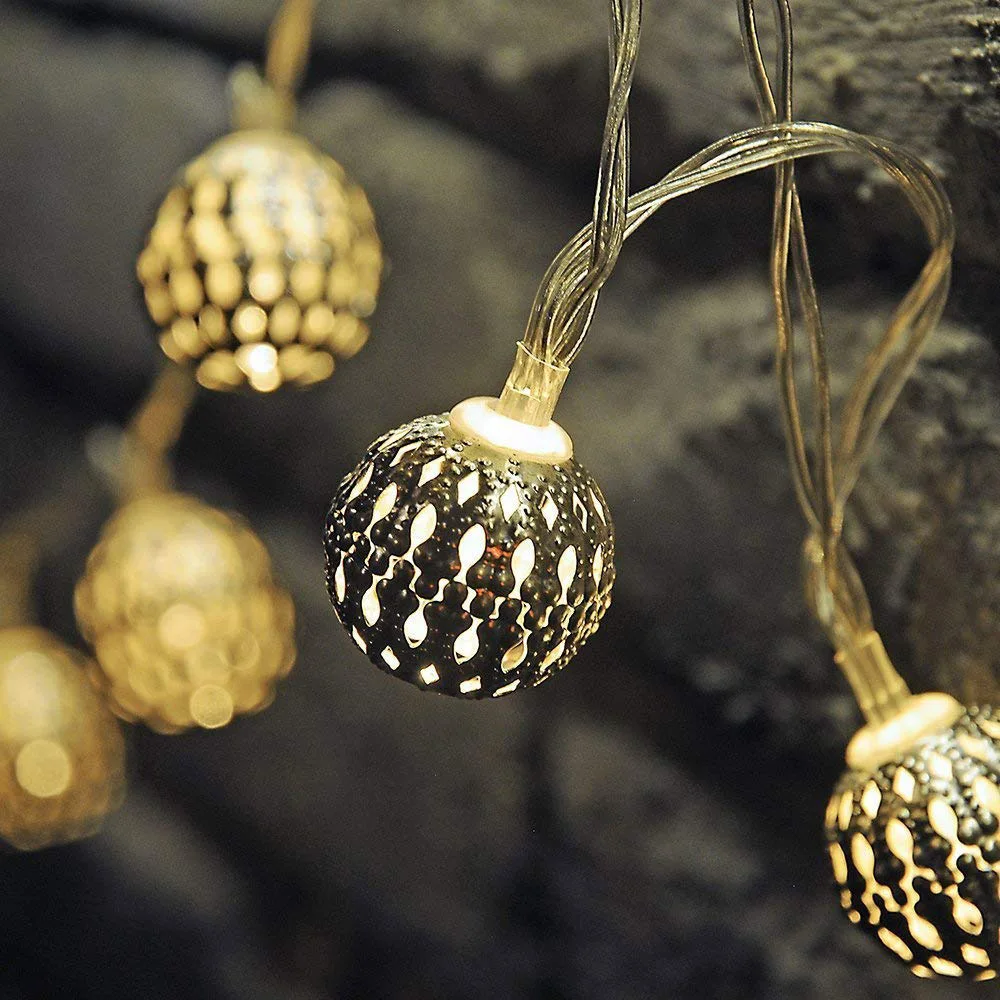 1.5m/3.0m/6m Globe String Lights LED Fairy Battery Operated for Indoor Party Patio Wedding Bedroom Christmas Trees | Лампы и освещение