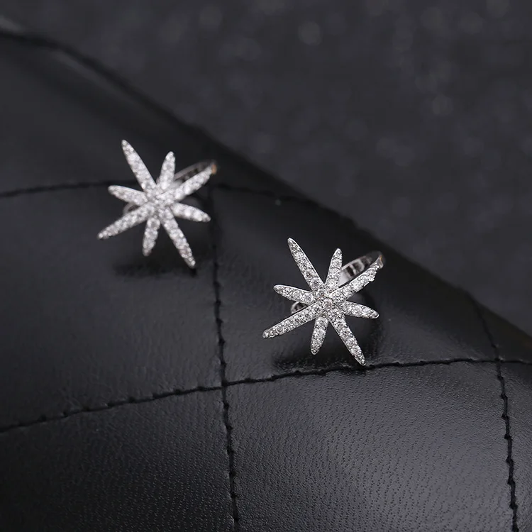 Метеор клип Мода инкрустированные циркон earbone личность ювелирные серьги